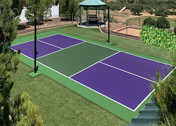 Thi công xây sân pickball ECOPICK 