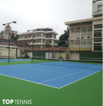 Thi công sân tennis MASTER 